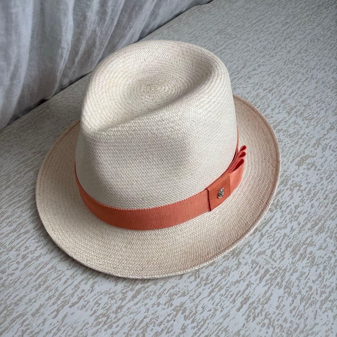 ヘレンカミンスキー　帽子　麦わら帽子　リボン