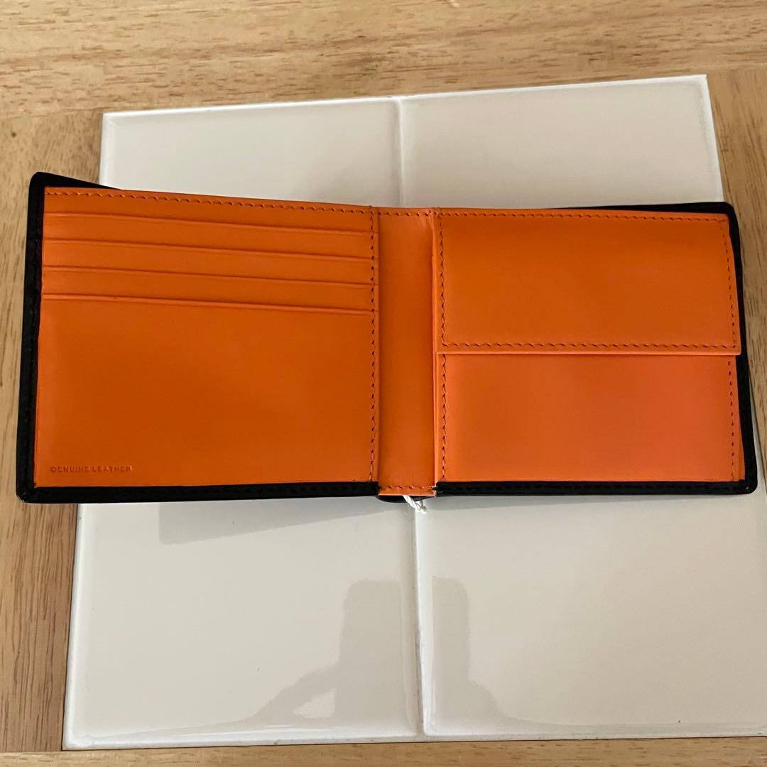 【フジコです】　ディーゼル レザー 折り財布 ブラック 黒 ロゴ