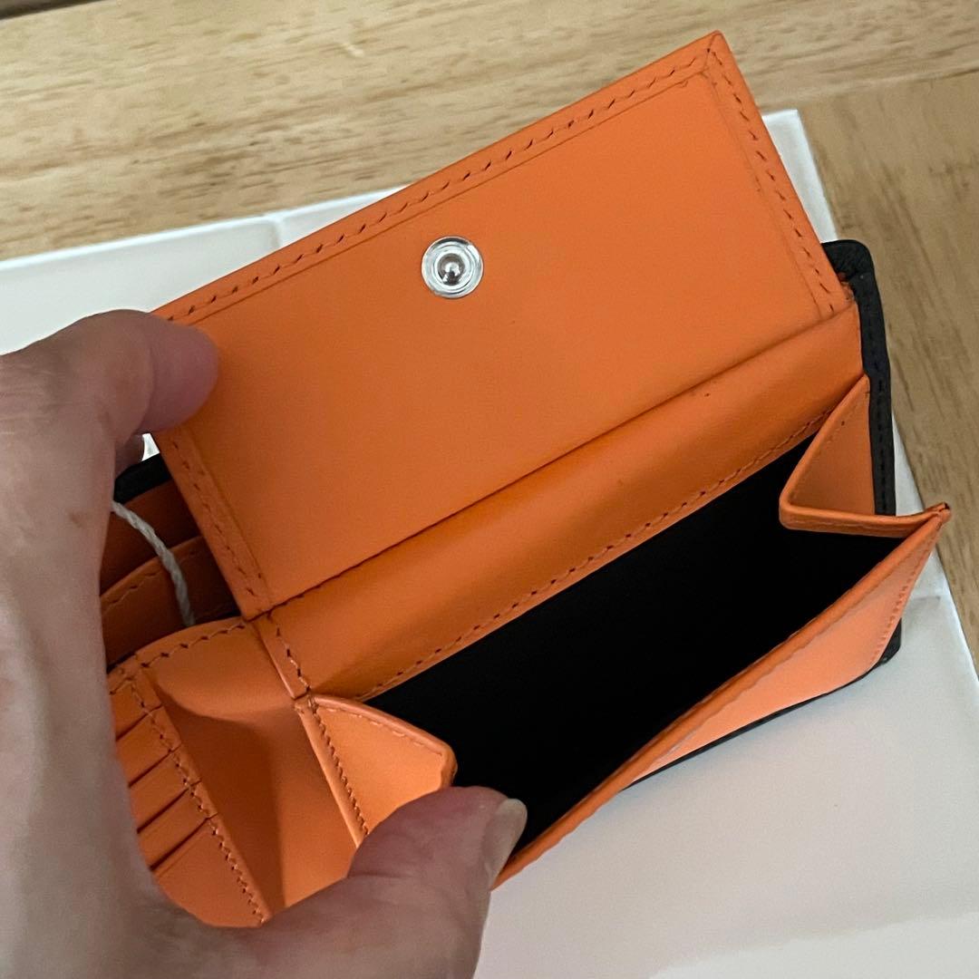 【フジコです】　ディーゼル レザー 折り財布 ブラック 黒 ロゴ