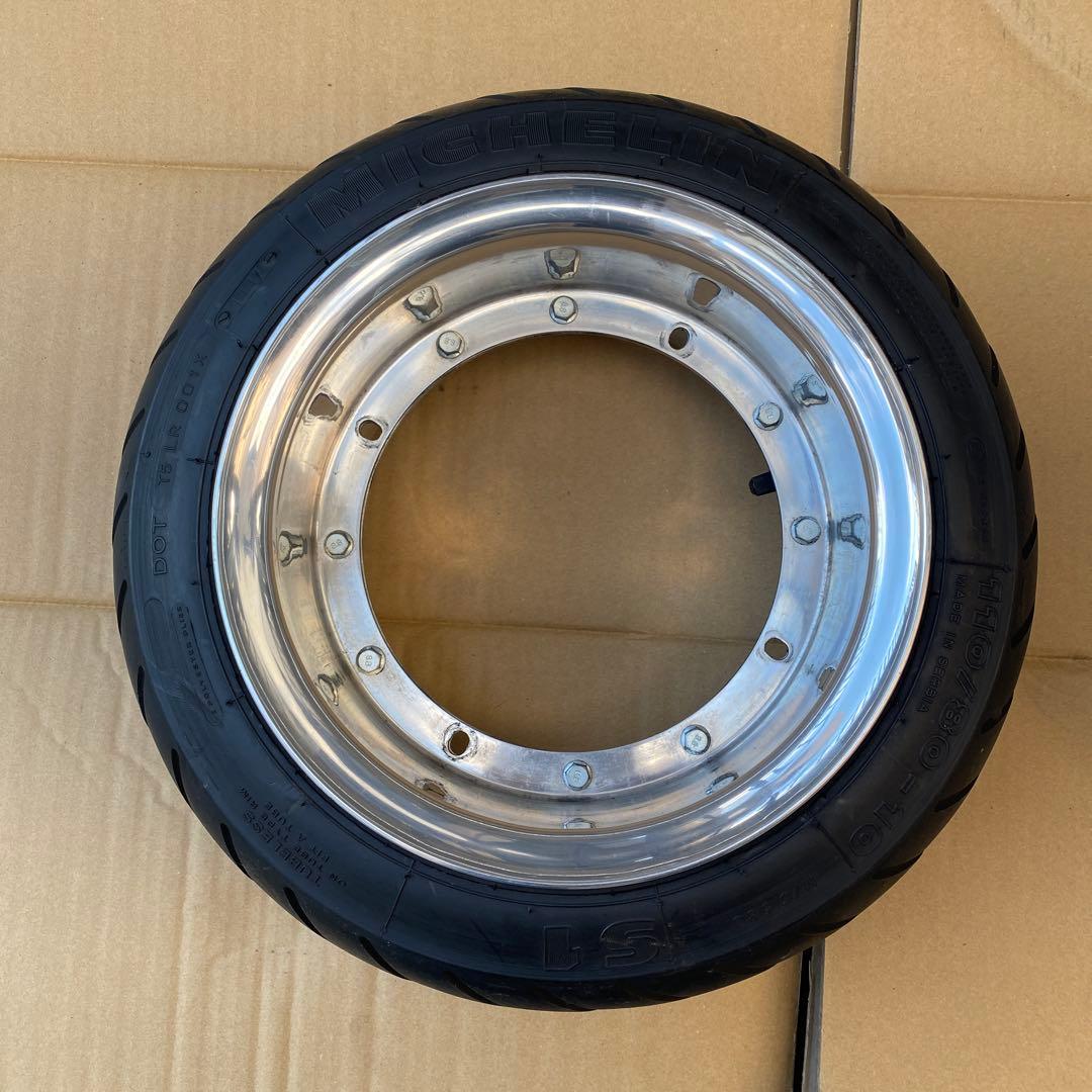 たかしシャリー　ホイール 5.5J タイヤ 110/80-10 S1