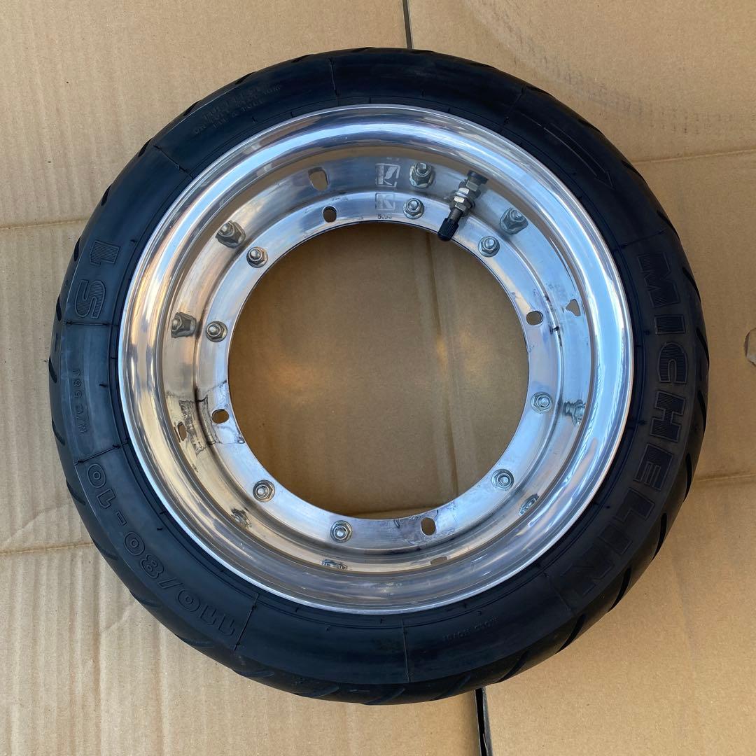 たかしシャリー　ホイール 5.5J タイヤ 110/80-10 S1