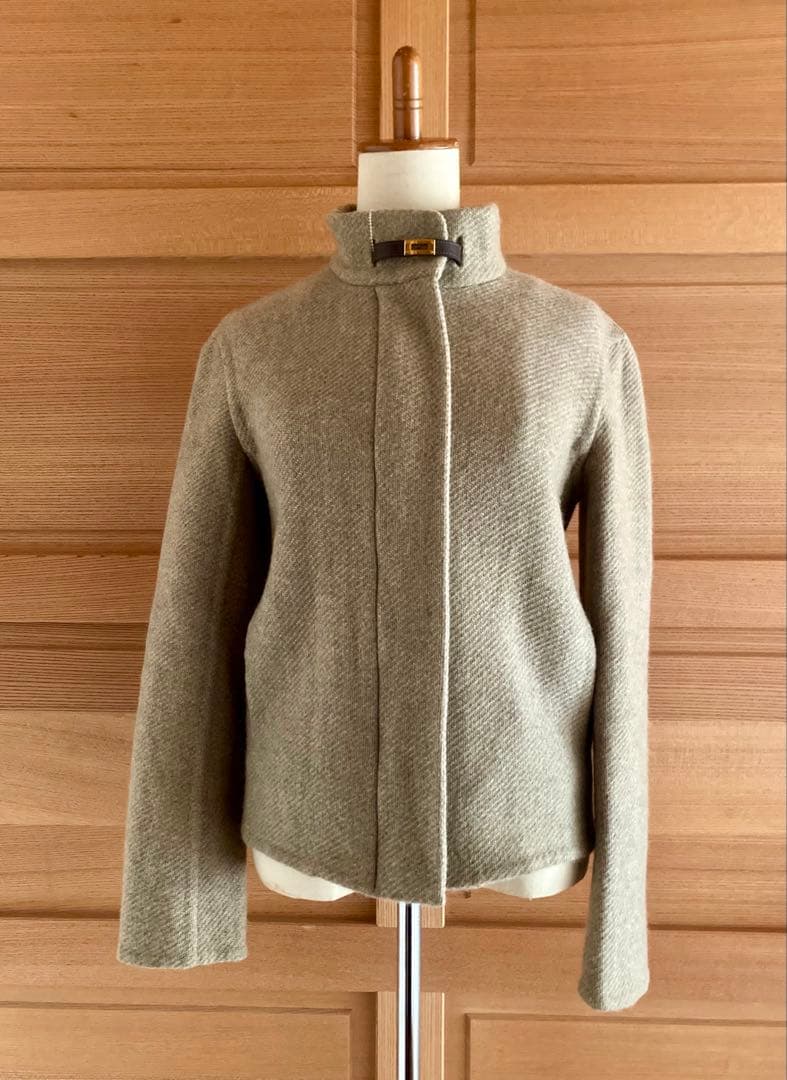 HERMES マルジェラ期 カシミヤ ダブルフェイス ジャケット クリーニング済