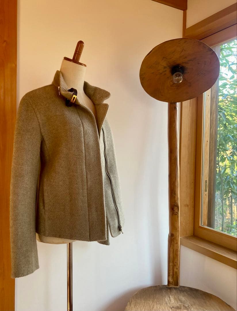 HERMES マルジェラ期 カシミヤ ダブルフェイス ジャケット クリーニング済