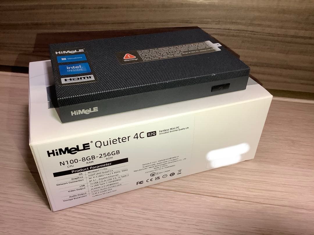 HiMeLE Quieter4C ファンレス ミニ PC
