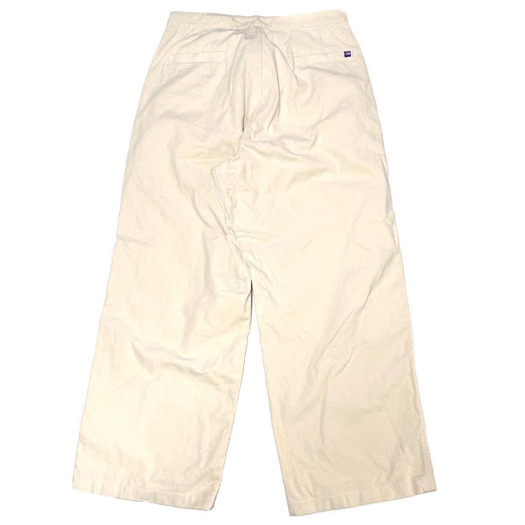 新品　サイズ30　ノースフェイスパープルレーベル　コーデュロイパンツ　アイボリー