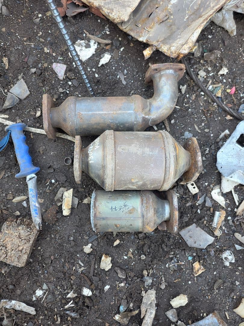 触媒 3個セット 曲がりパイプ付き