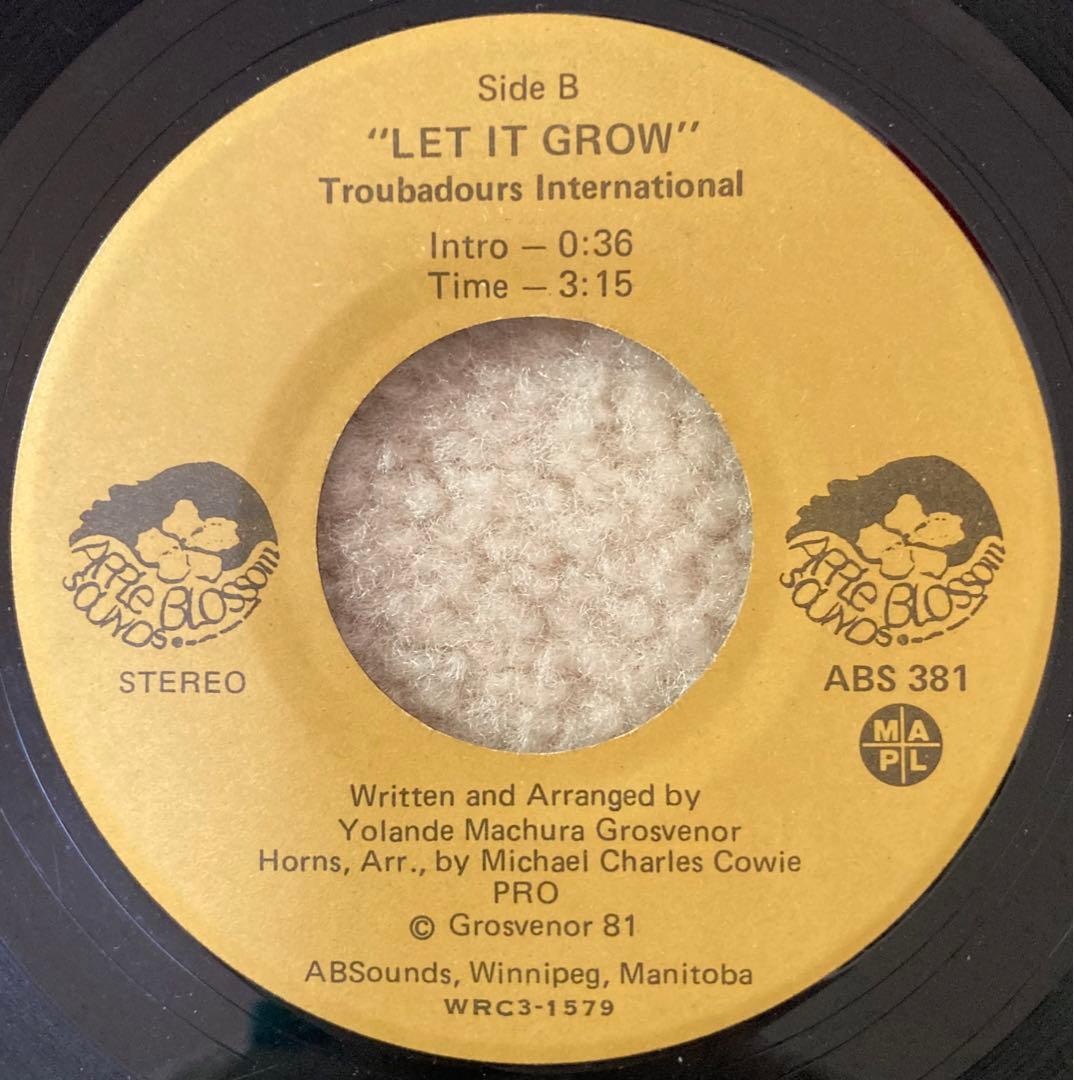 洋楽 Troubadours International - Let It Grow
