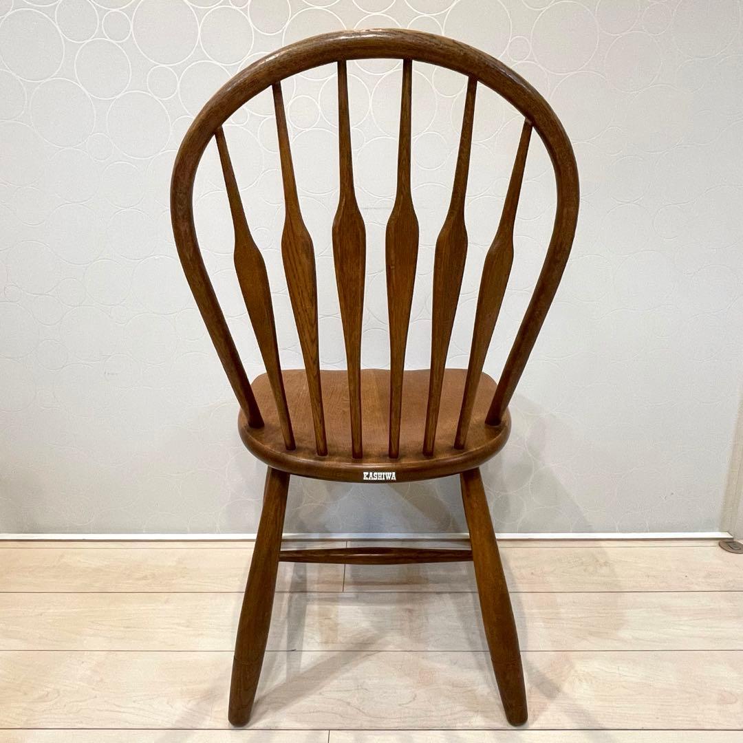 柏木工 KASHIWA ウィンザーチェア ダイニングチェア 無垢材 ヴィンテージ