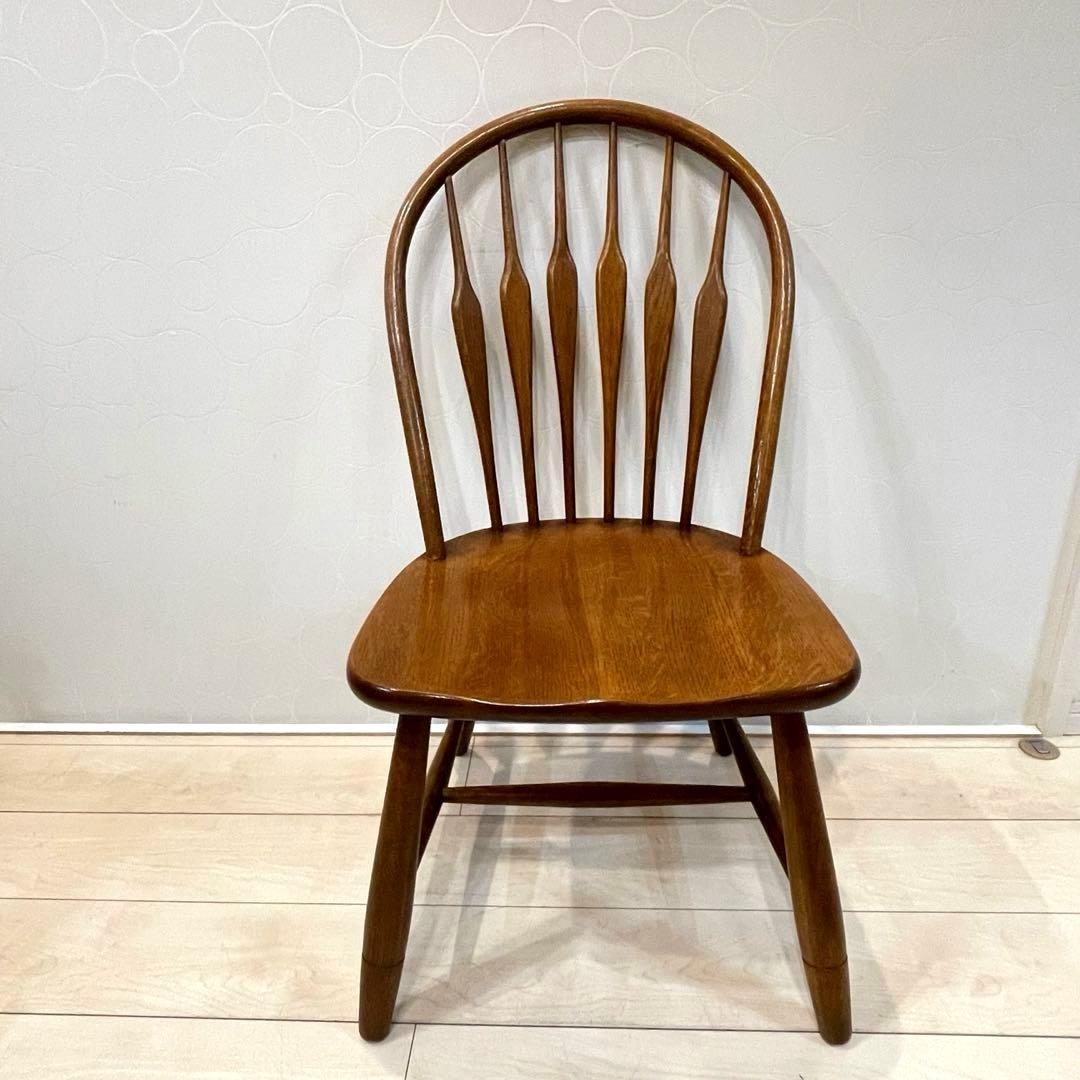 柏木工 KASHIWA ウィンザーチェア ダイニングチェア 無垢材 ヴィンテージ