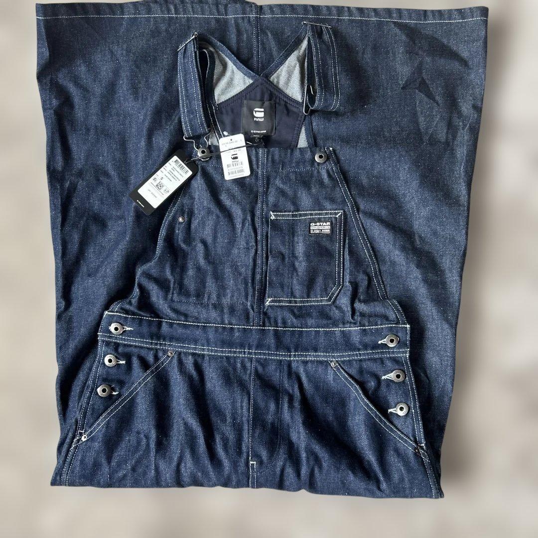 G-Star RAW ダークデニム オーバーオール S