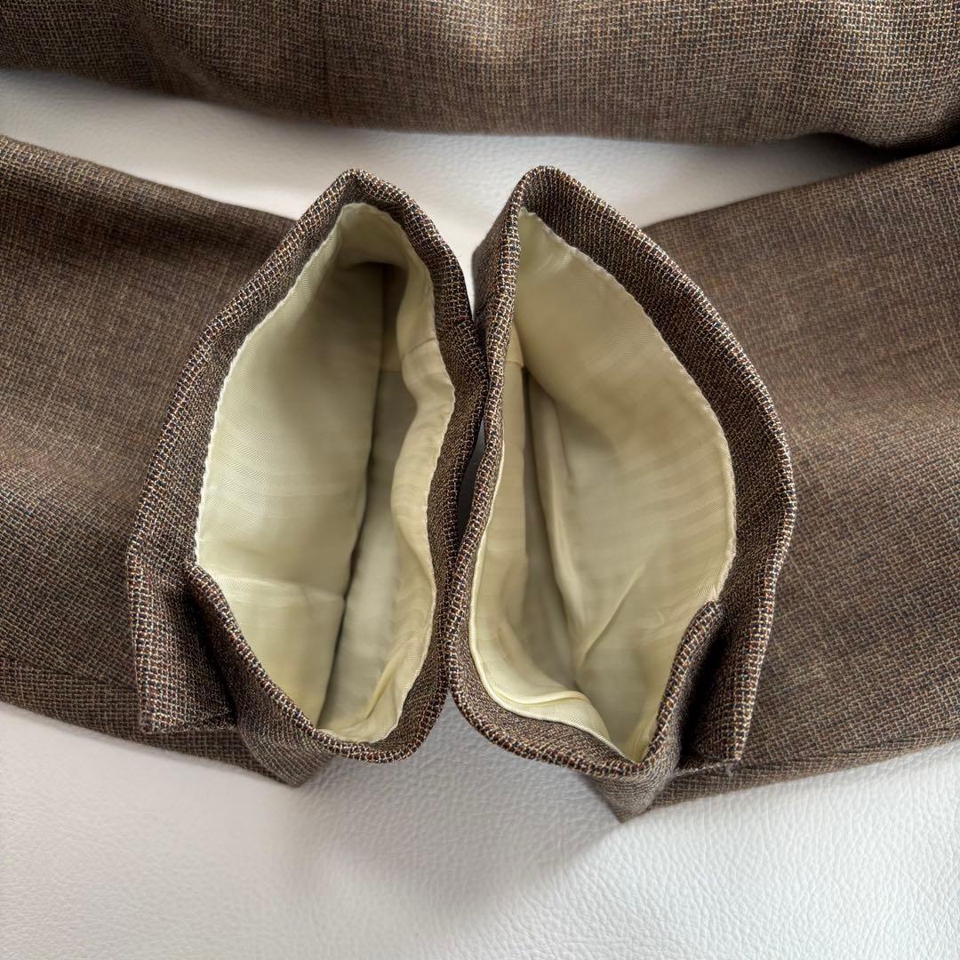 バーバリー ベージュブラウン スーツ セットアップ M ビジネス カジュアル