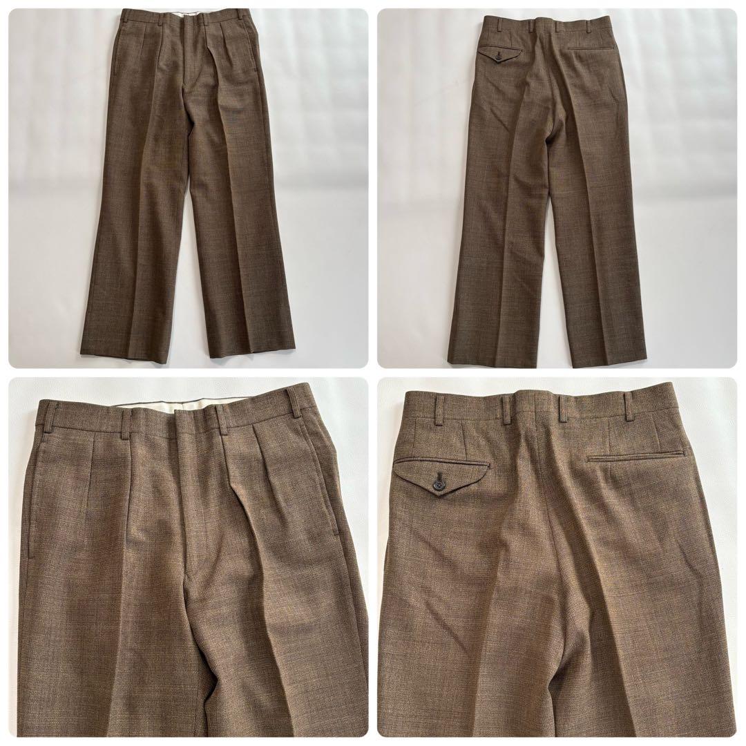 バーバリー ベージュブラウン スーツ セットアップ M ビジネス カジュアル