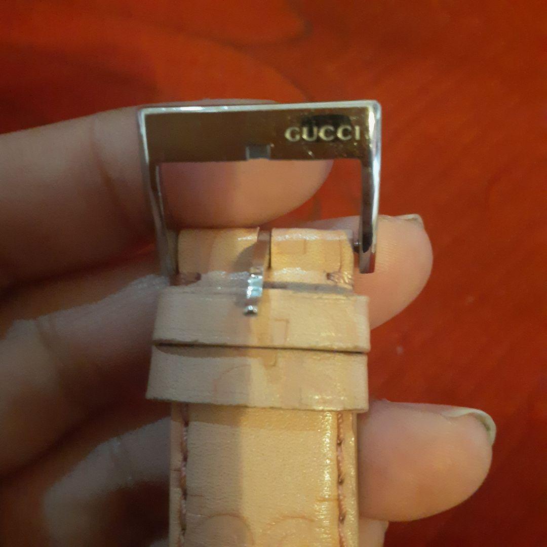 【定価10万相当！値下げ可】GUCCI 104 バンデュー‼️ピンクレザー 時計