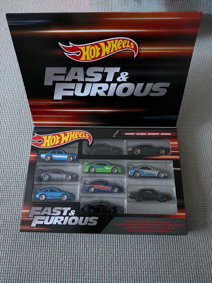 HOTWHEELS FAST&FURIOUS ワイルドスピード　ミニカー