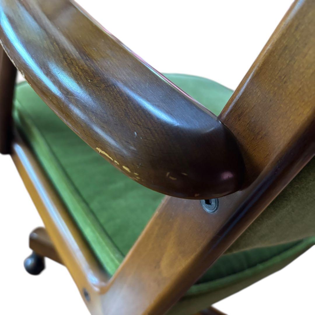 karimoku カリモク コロニアル デスクチェア キャスター付 回転