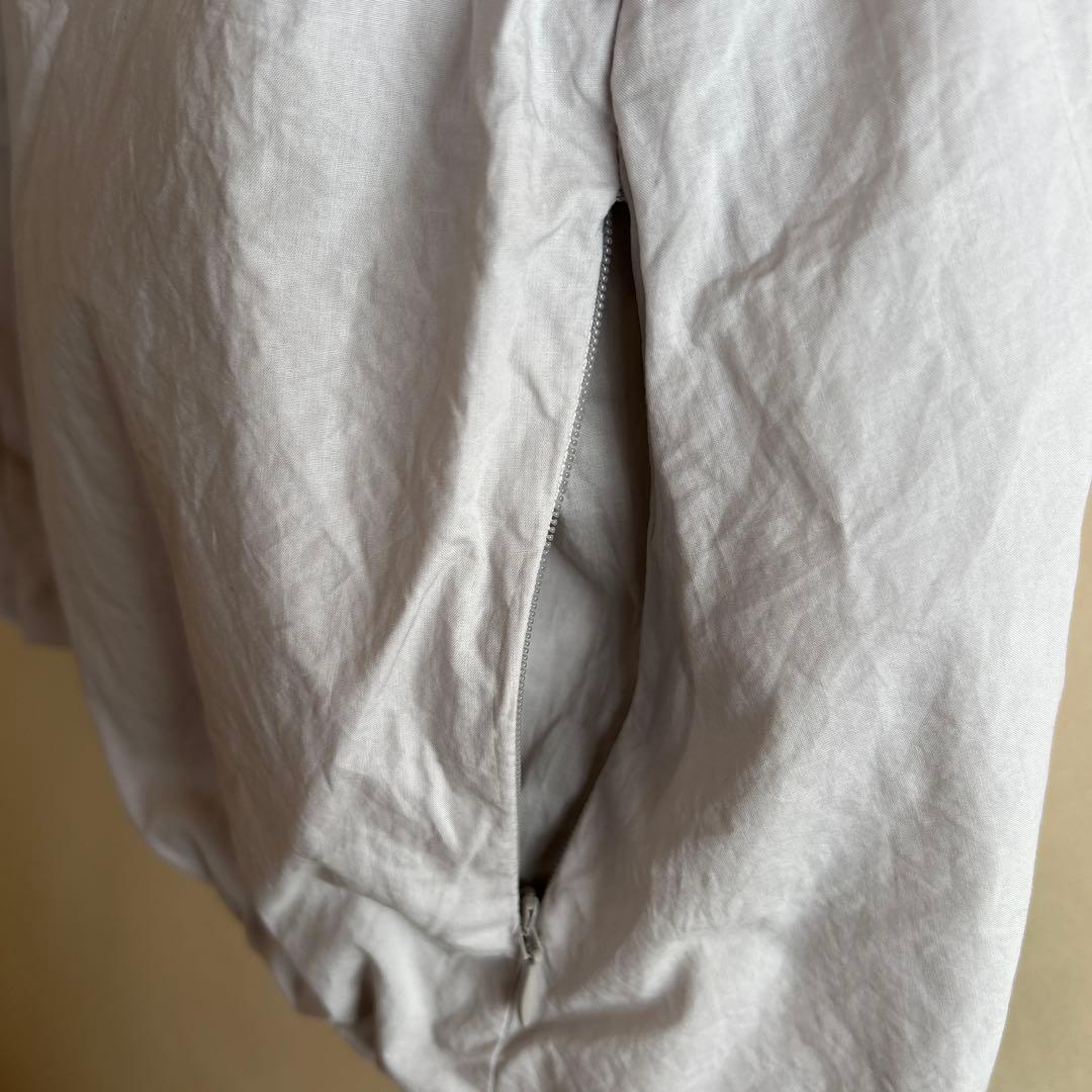 【ノン】solamonat poche　バルーンダウンベスト　グレージュ