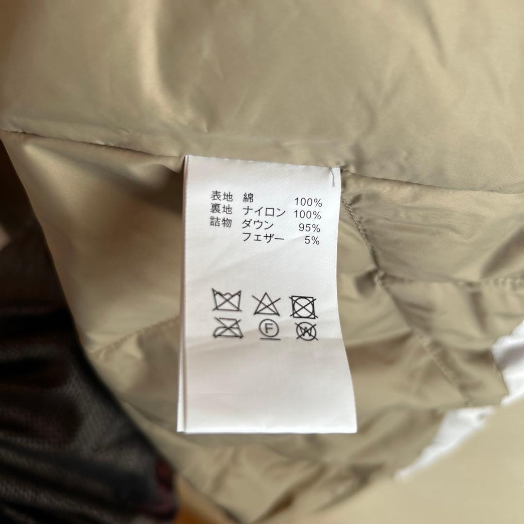 【ノン】solamonat poche　バルーンダウンベスト　グレージュ