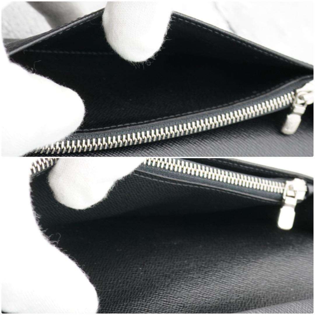 ☆超美品 ルイヴィトン 長財布 ダミエグラフィット ポルトフォイユ ブラザ 黒