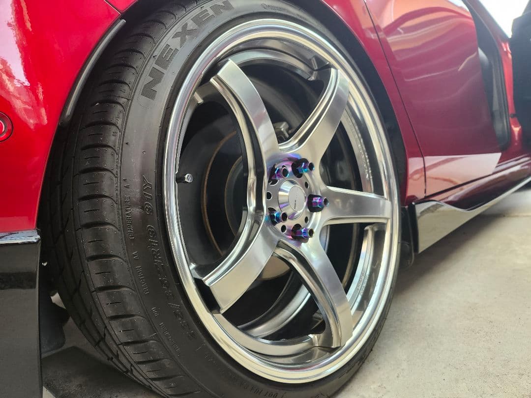 WORK 　T5R2P 19インチ　8.5j オフセット38　114.3 その①