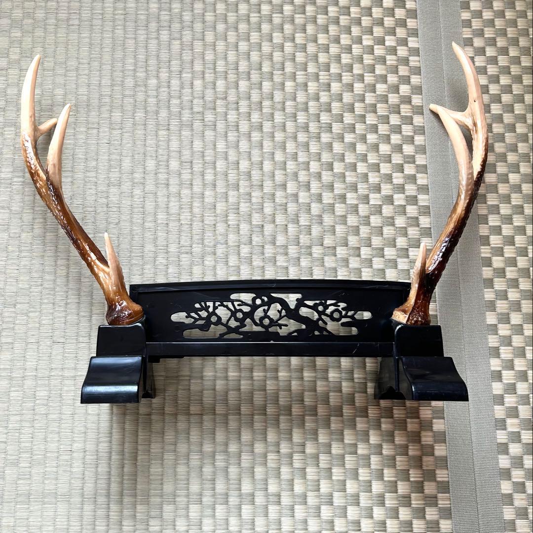 模造刀 日本刀と刀掛けセット 3点セット 居合道 ✨️鹿の角