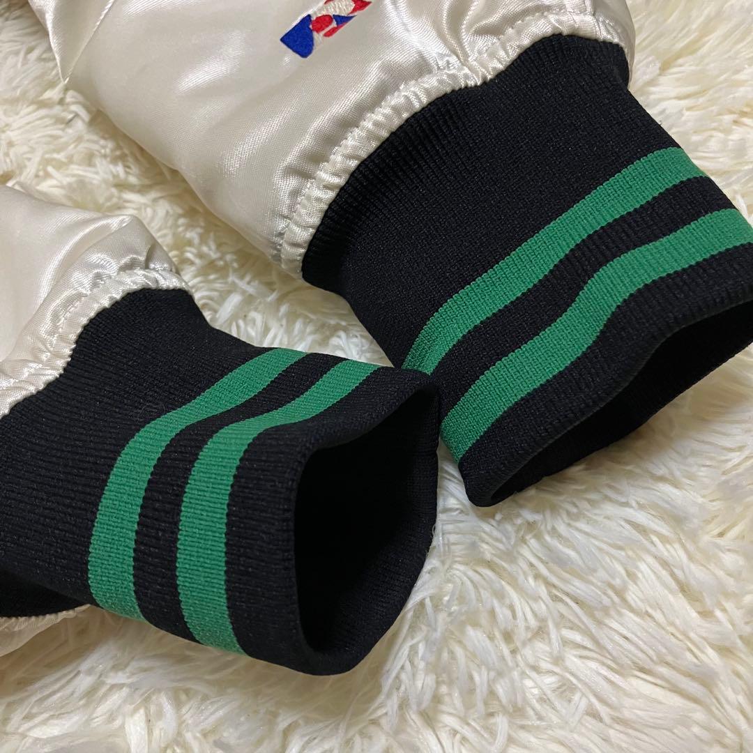 アベイシングエイプ　サテン　刺繍　ロゴ　エイプヘッド　スタジャン　初期