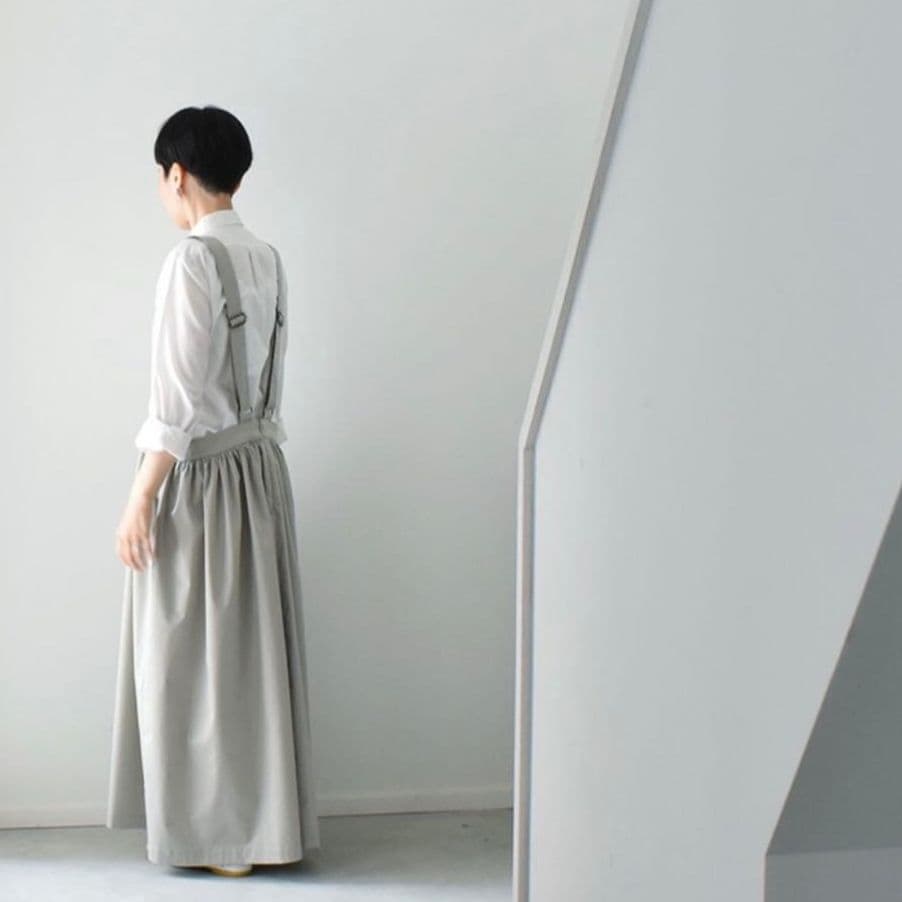 skep スケップ ⿻ギャザージャンパースカート ロングスカート creema