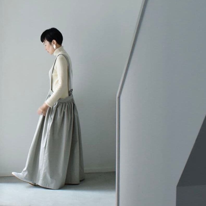 skep スケップ ⿻ギャザージャンパースカート ロングスカート creema