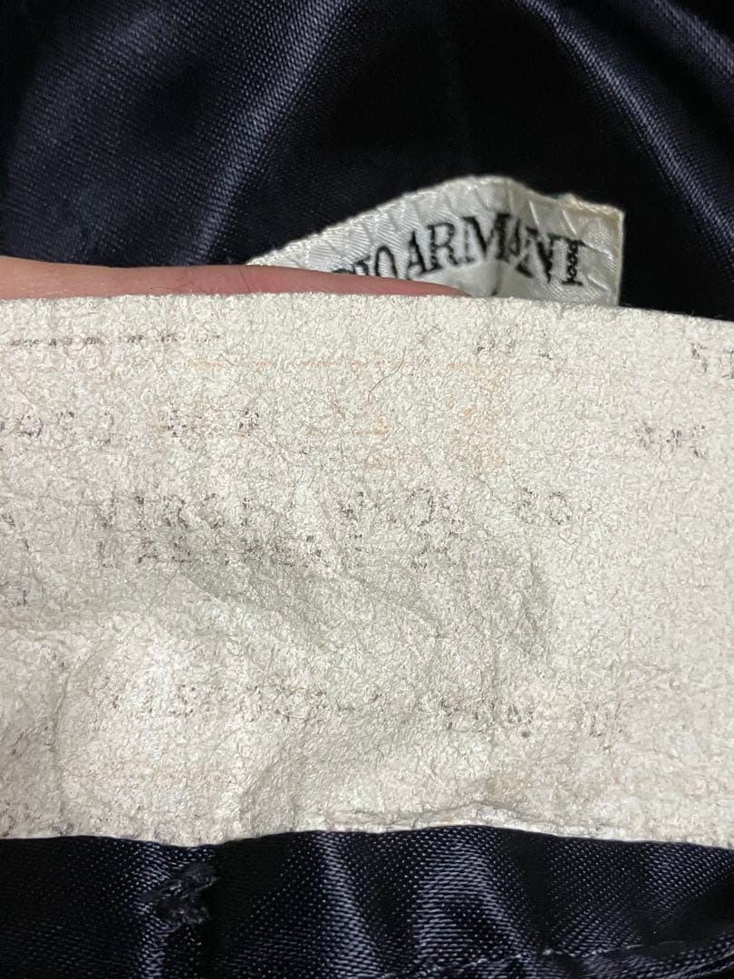 80s giorgio armani ダブルコート　カシミヤ混