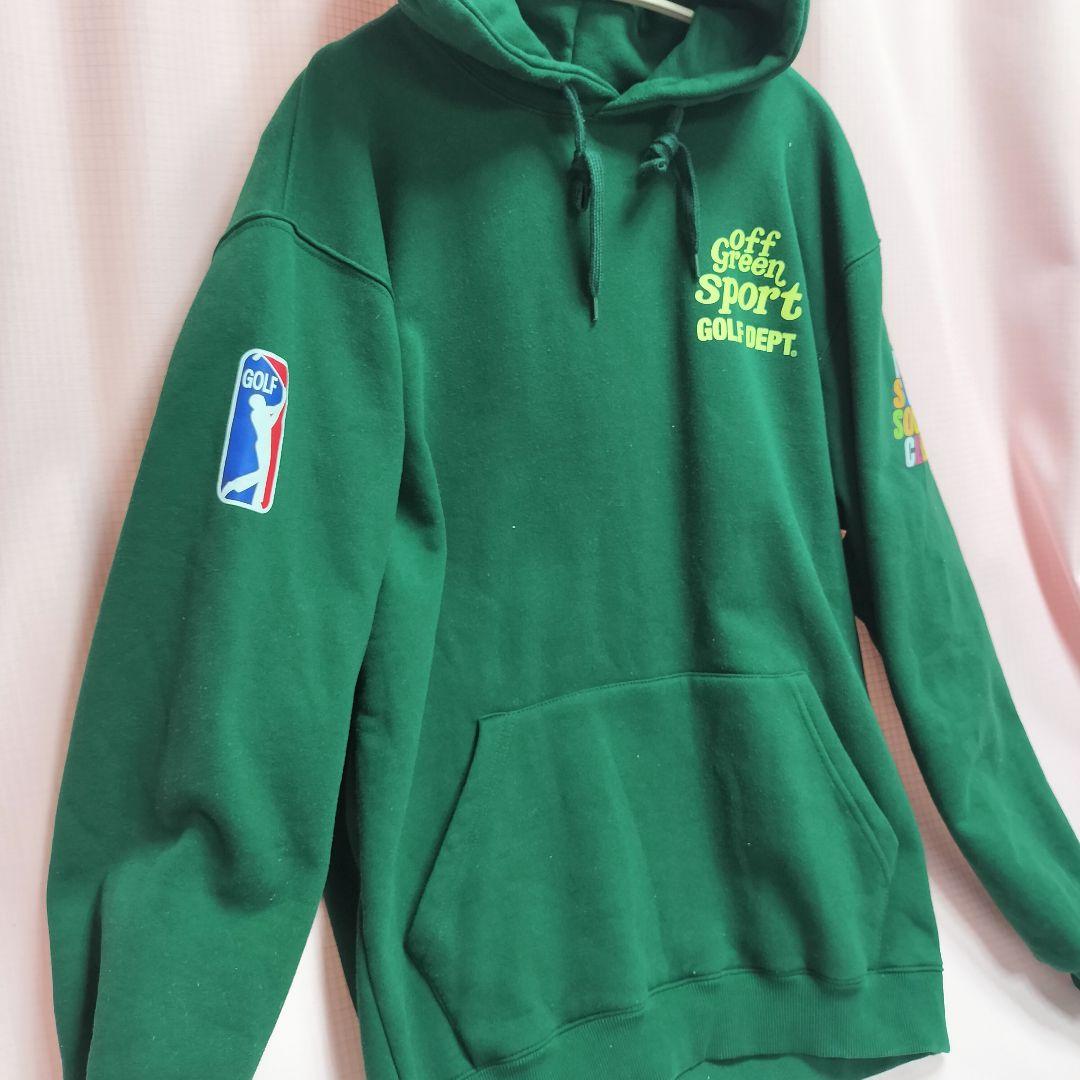 現行モデル offgreen GOLF DEPT.dark green パーカー