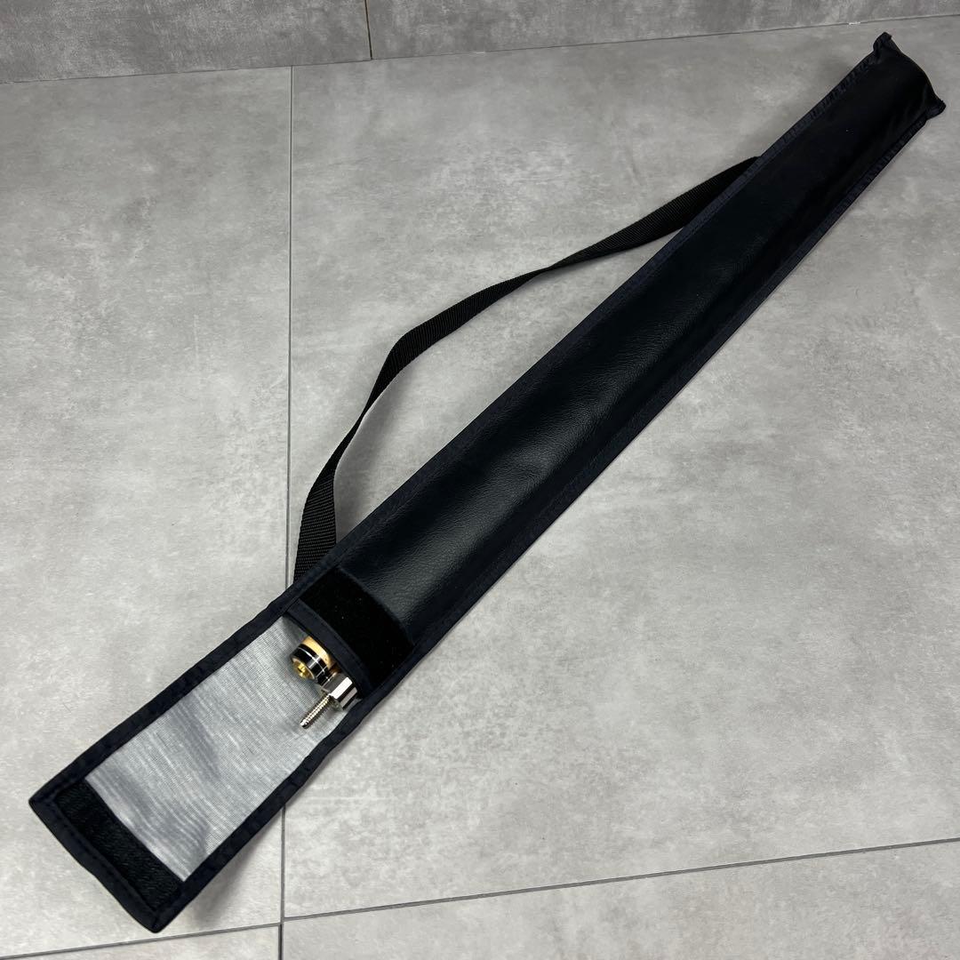 良品　J&J　ビリヤード　プレイキュー　6剣　ブラック基調　バット　シャフト