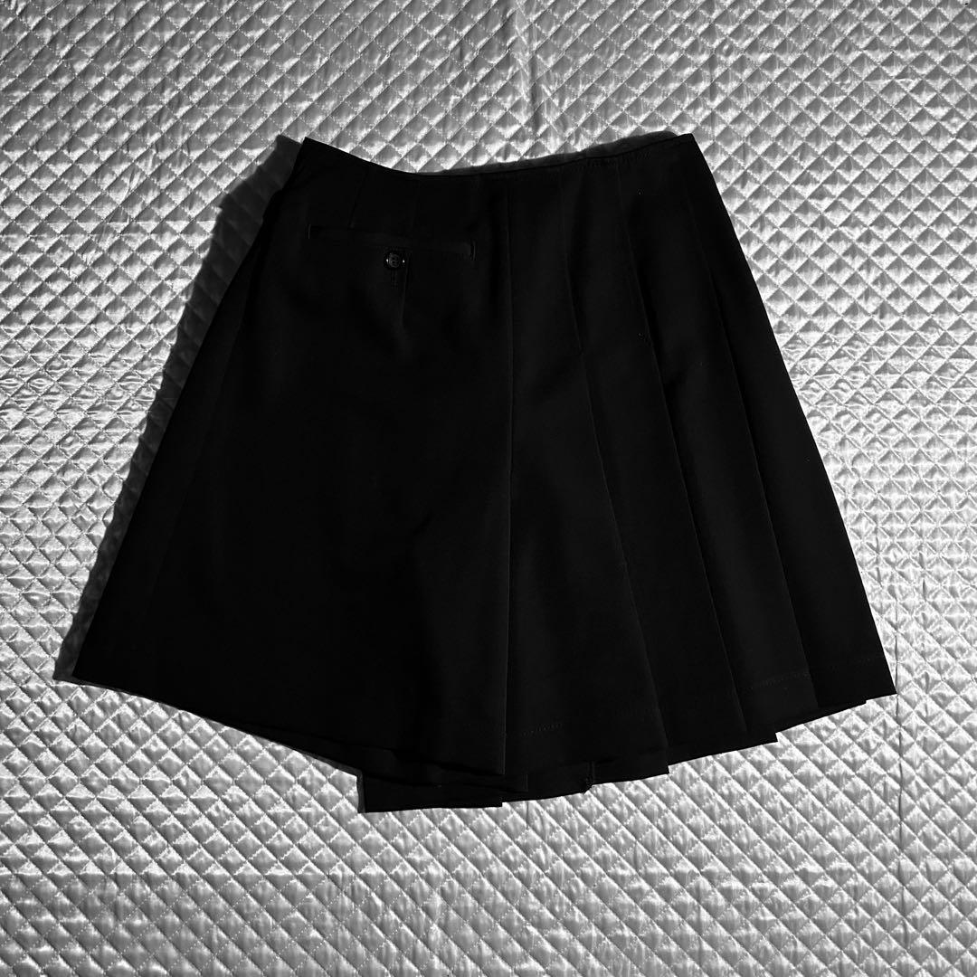 90s AD1994 archive プリーツスカートショーツ スカパン 黒