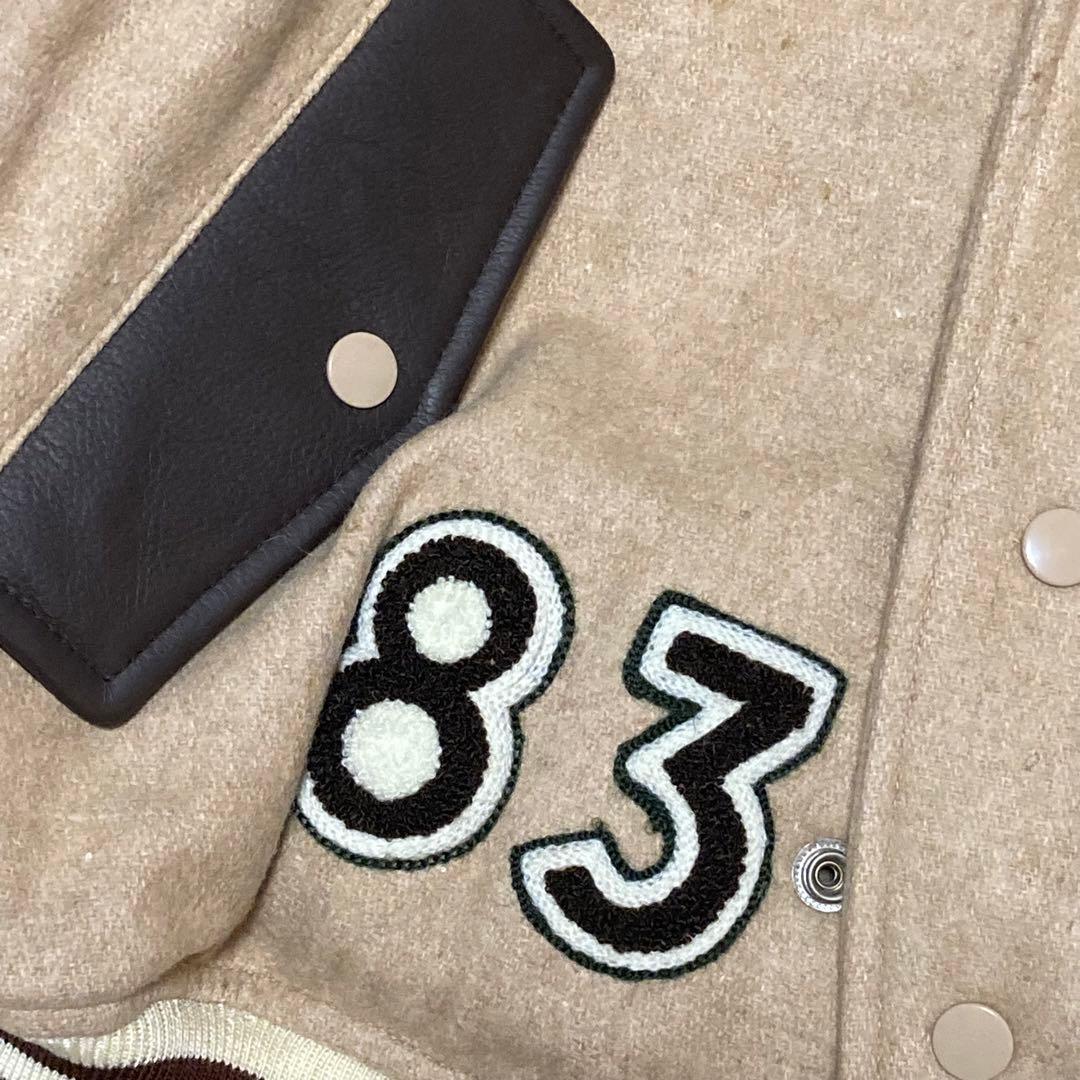 POSH BOY 本革 レザー スタジャン 刺繍 ワッペン フライトジャケット