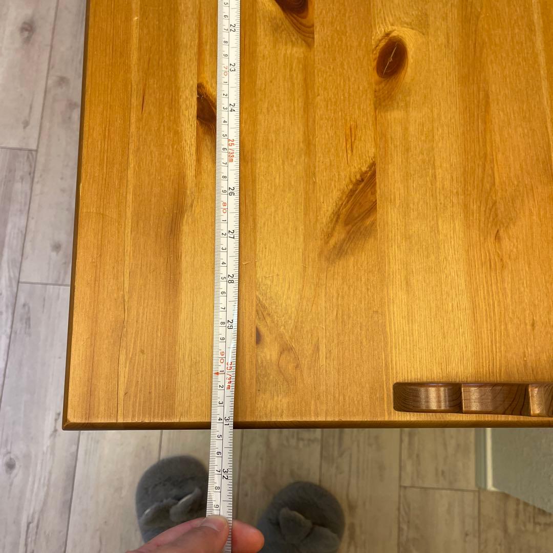 木製シンプルチェスト 4段　北欧家具　天然木