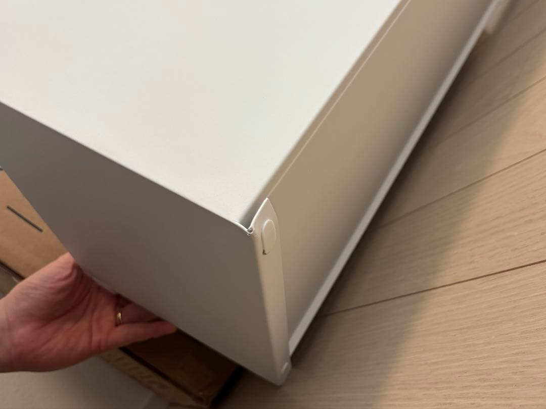 【新品・訳あり】山崎実業　tower ブレッドケースワイド　ホワイト