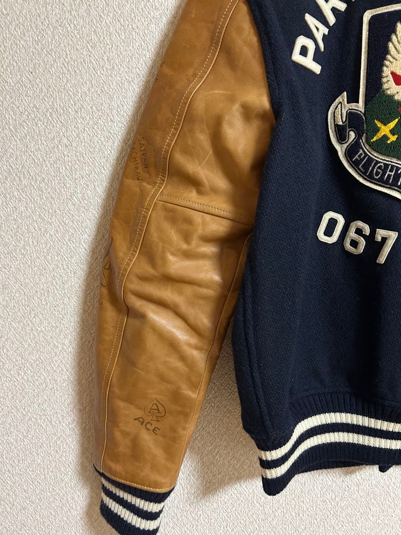 【極美品】ポロラルフローレン スタジャン 定価15.8万 ハンガー付