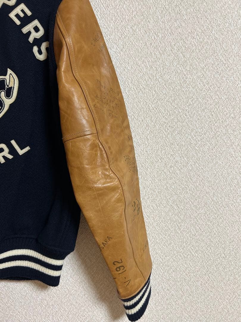 【極美品】ポロラルフローレン スタジャン 定価15.8万 ハンガー付