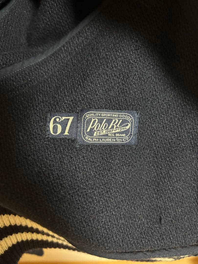 【極美品】ポロラルフローレン スタジャン 定価15.8万 ハンガー付