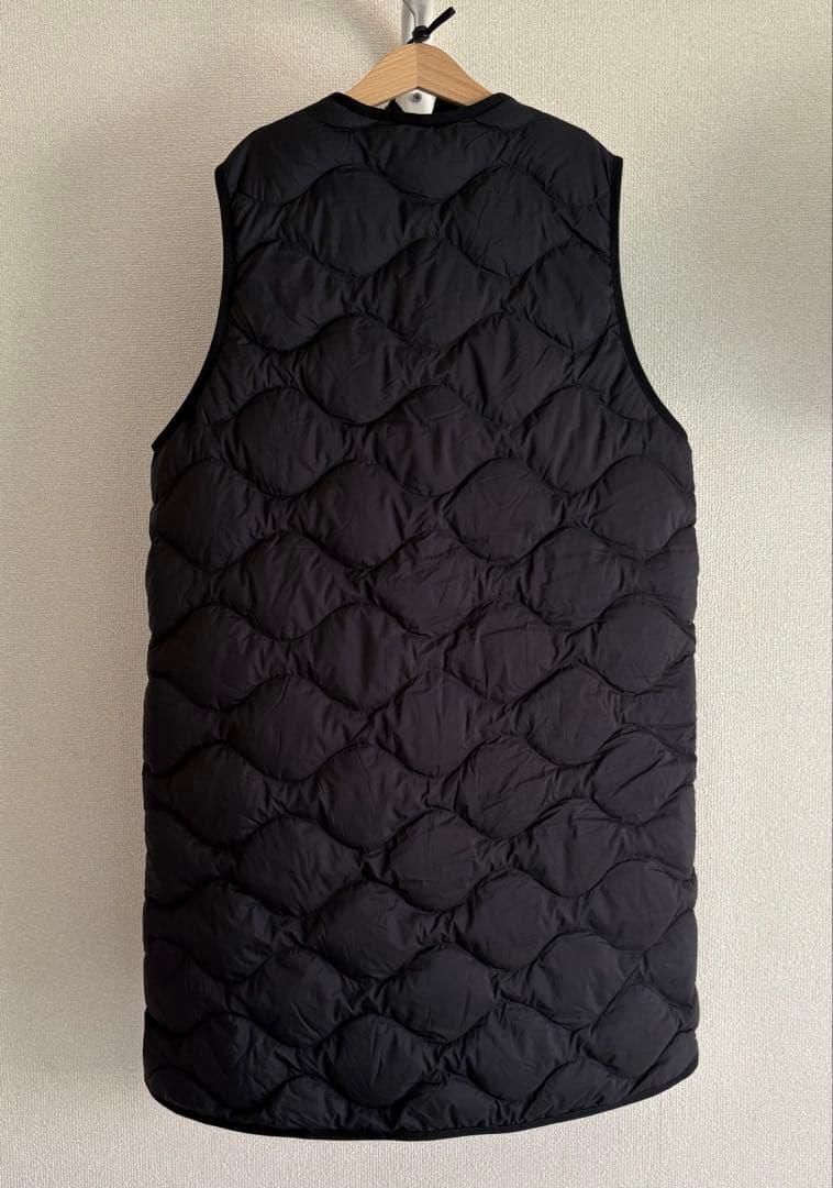 UNIQLO 黒ウルトラライトダウン ロングベスト L