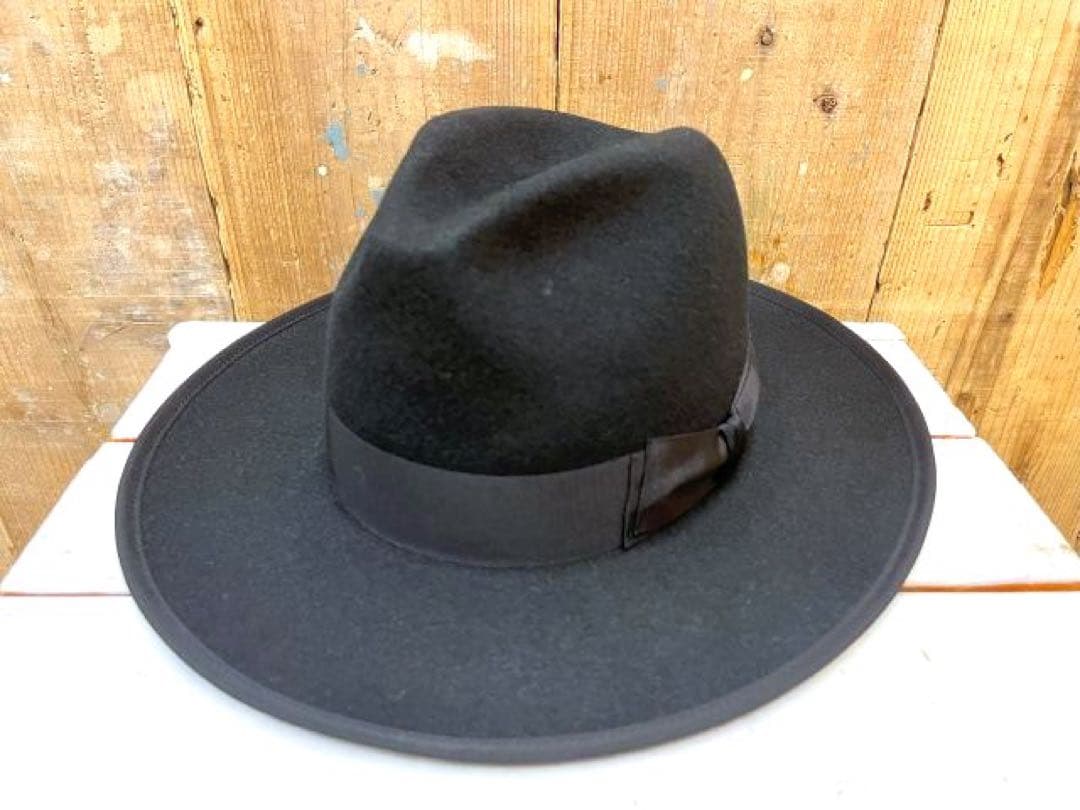 Stetson ステットソン ウールフェルトハット BK-59cm/日本製