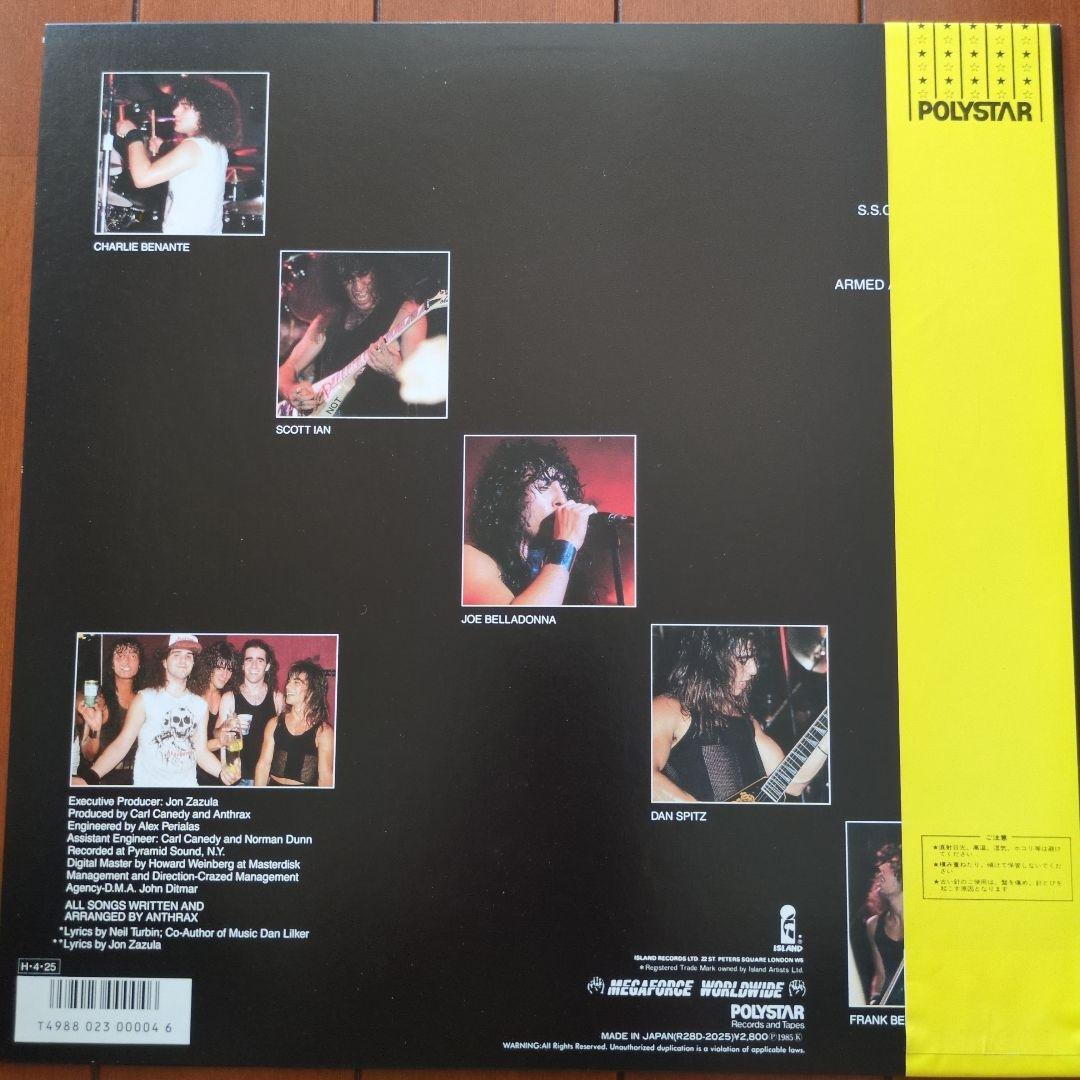 【特典ステッカー付】Anthrax / Spreading The Diseas