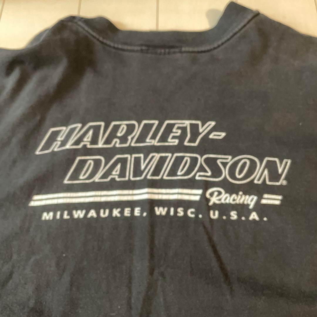 90s ハーレーダビッドソン フレイム ファイヤーパターン ロンT
