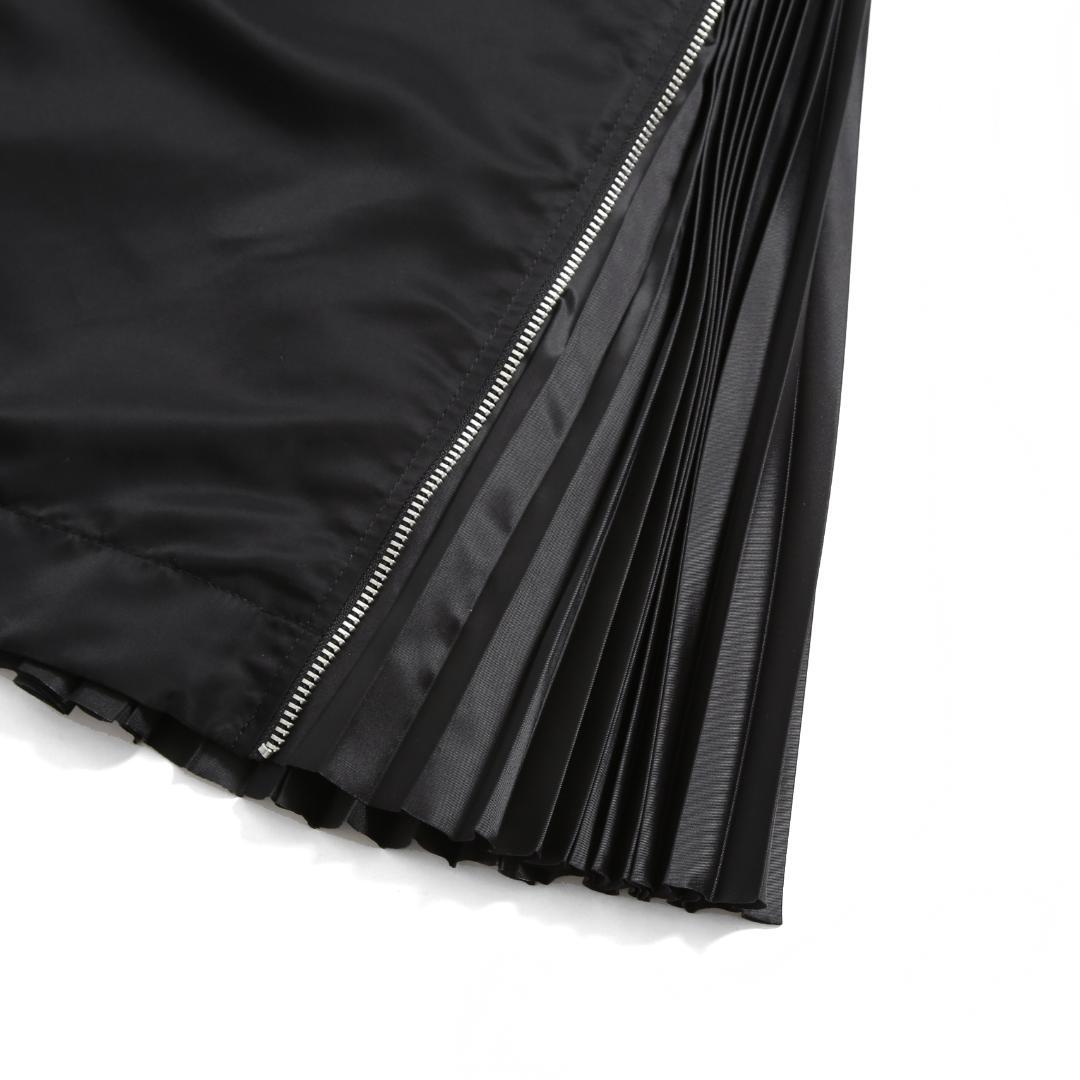 sacai サイドプリーツ MA-1 スカートNylon Twill Skirt