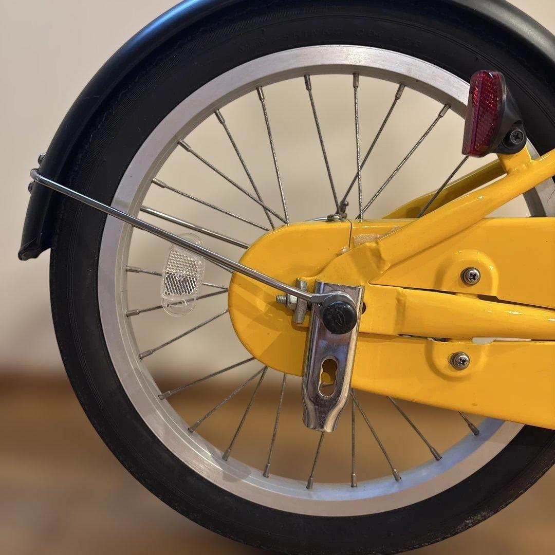 無印良品　こども自転車　16型幼児自転車　イエロー 神奈川県内手渡し