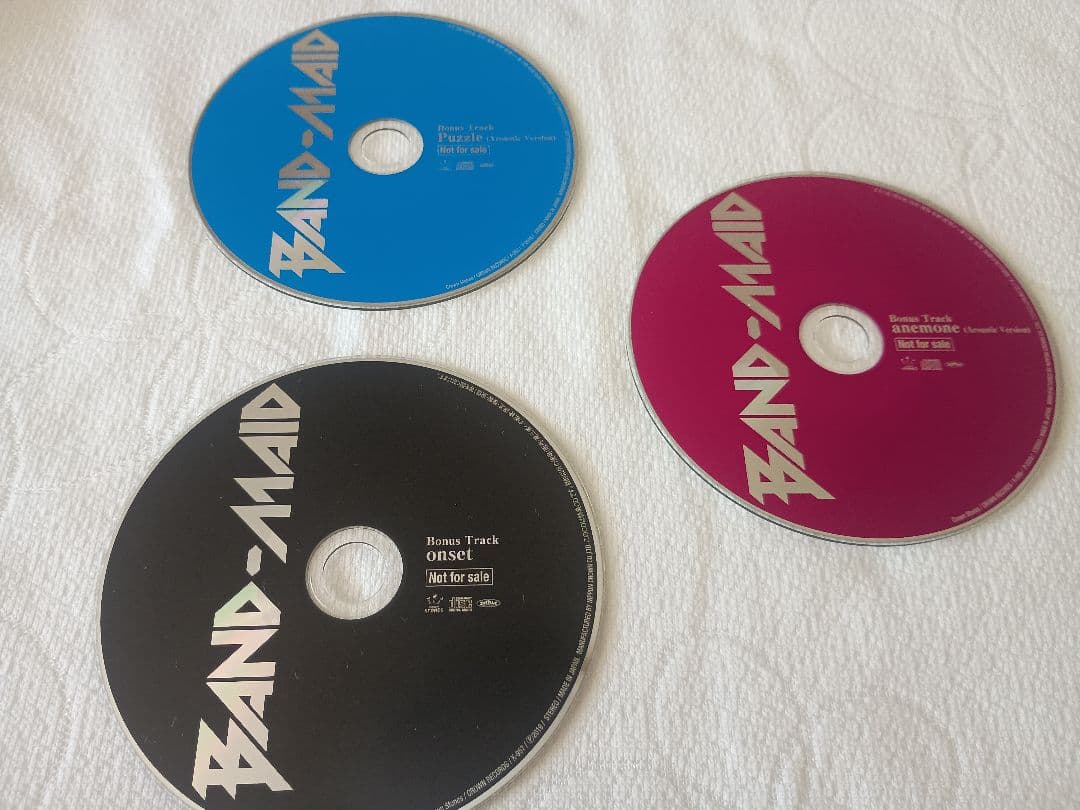 BAND-MAID Not for sale 特典CD 3枚セット