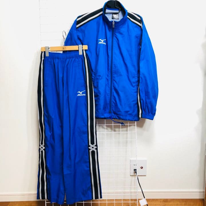 【送料無料】豪華 MIZUNO ミズノ ジャージ上下2点セット◎ナイロン製