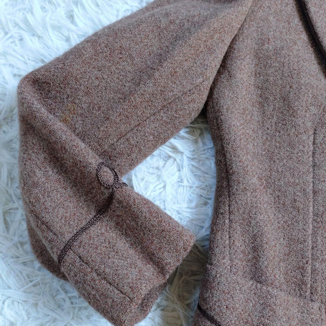 【希少品】ラルフローレン　ハリスツイード　ジャケット　リボン