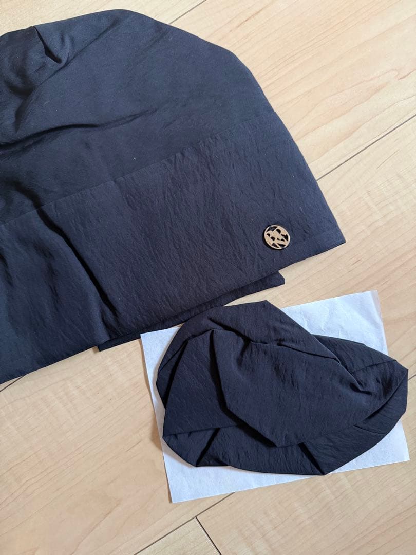 BARENバレン医療スカーフ ベーシックブラック