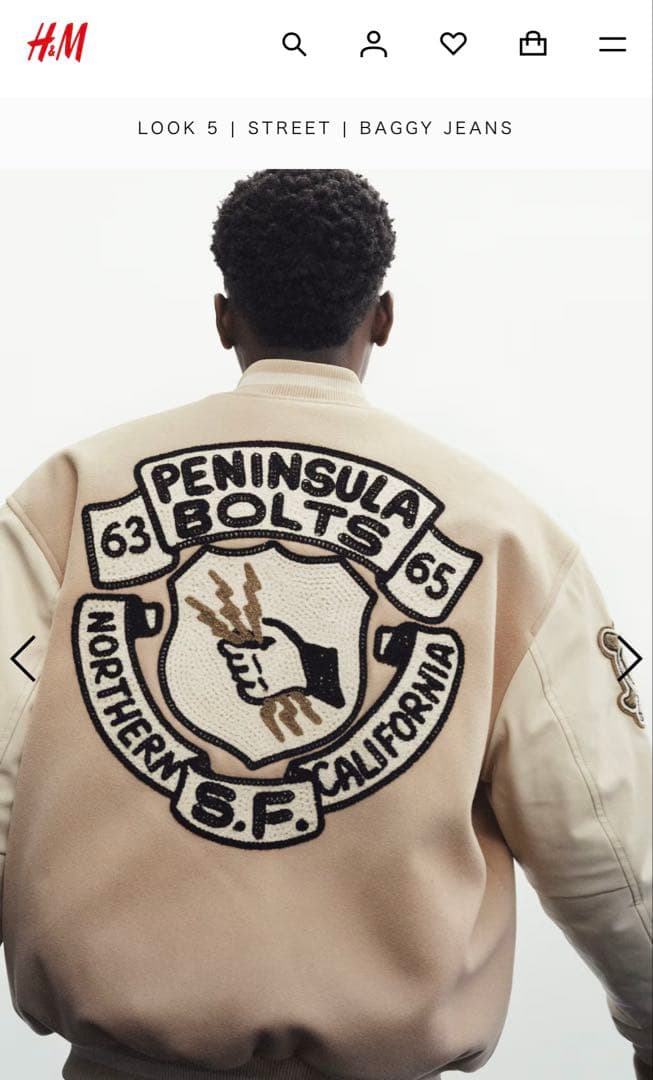 最終価格　ほぼ未使用　 フェルトCALIFORNIA 刺繍 XL