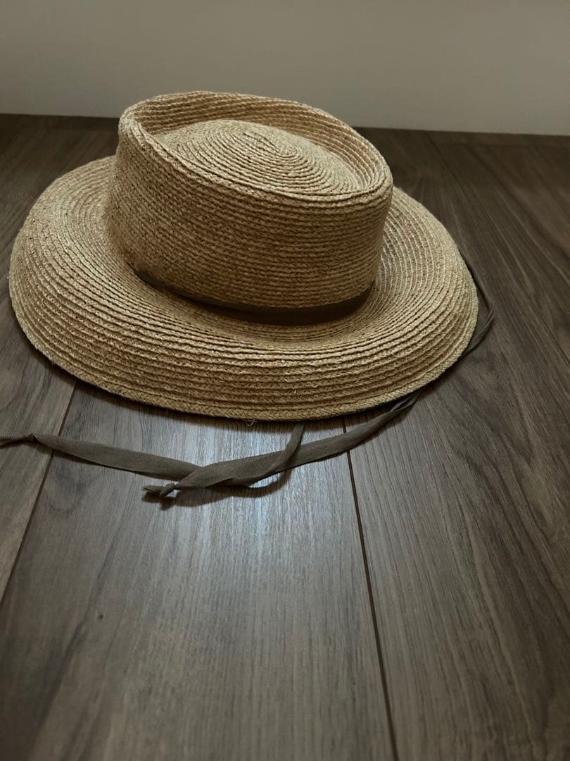 tocit 麦わら帽子 リボン付き