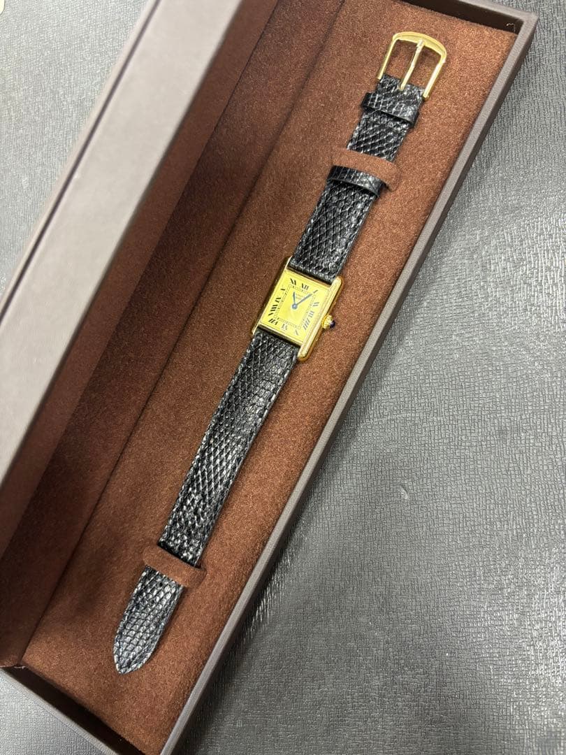 カルティエ　TANK タンク　1613 可動　美品　ヴェルメイユ